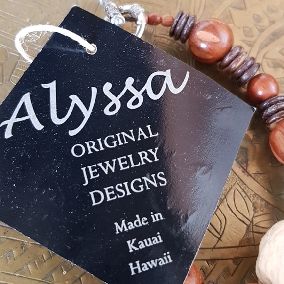 Alyssa Kauai Hawaiian nut silver bracelet - Picture 3 of 5